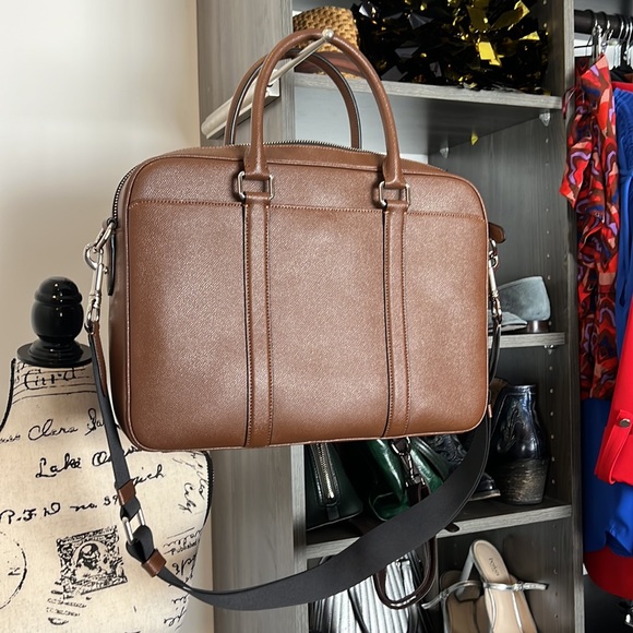 Coach Leather Lap Top Bag New w/o tags - Picture 6 of 11